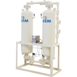 Heatless Compressed Air Dryer 20 CFM Dessicant Molecular Sieves