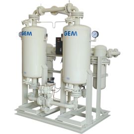 Heatless Compressed Air Dryer 500 CFM Dessicant Activated Alumina