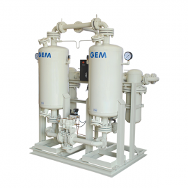 Heatless Compressed Air Dryer 400 CFM Desiccant Activated Alumina